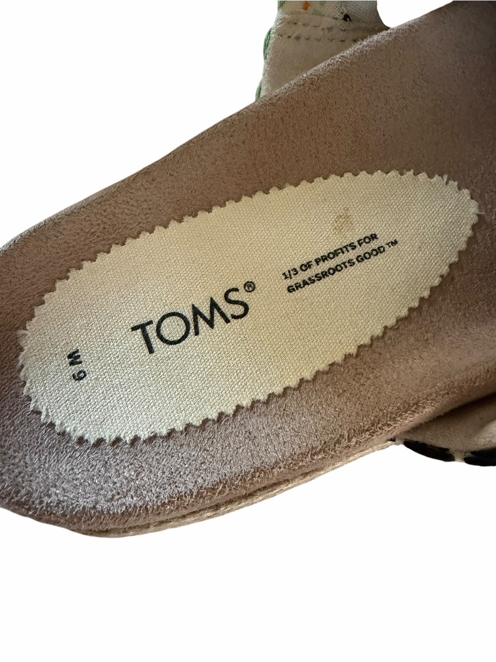 TOMS Multicolor Stitched Slide Sandals - Picture 5 of 6